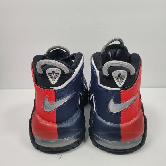 Nike Air More Uptempo Youth Red Black Sneakers DM0017-001 US Size 6Y - Picture 4 of 8